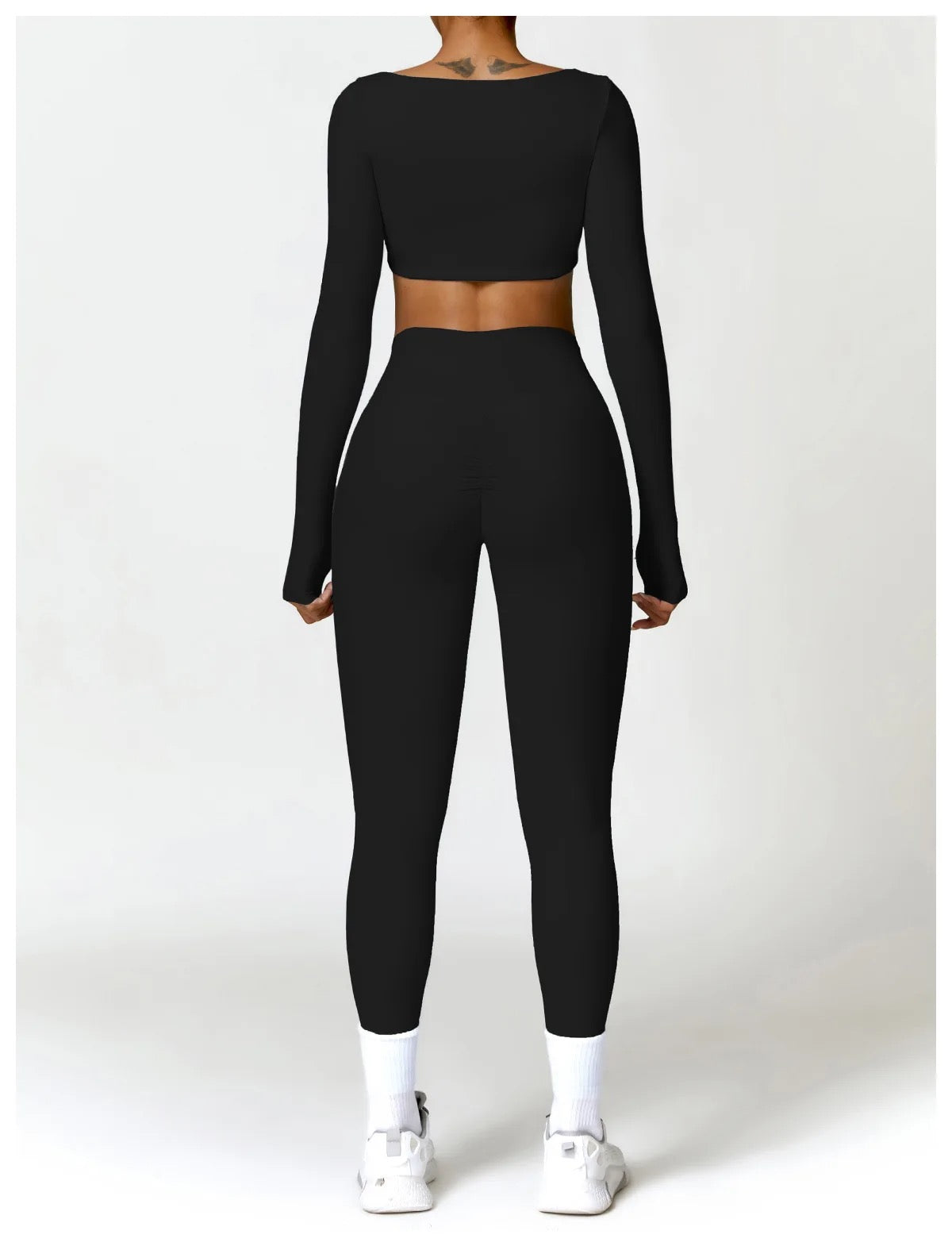 2 PIECE WOMEN GYM SET LONG SLEEVE+ LEGGING