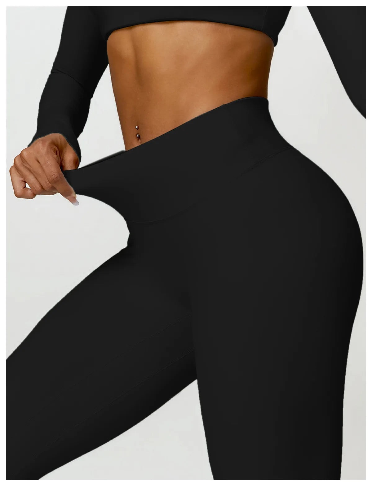 2 PIECE WOMEN GYM SET LONG SLEEVE+ LEGGING