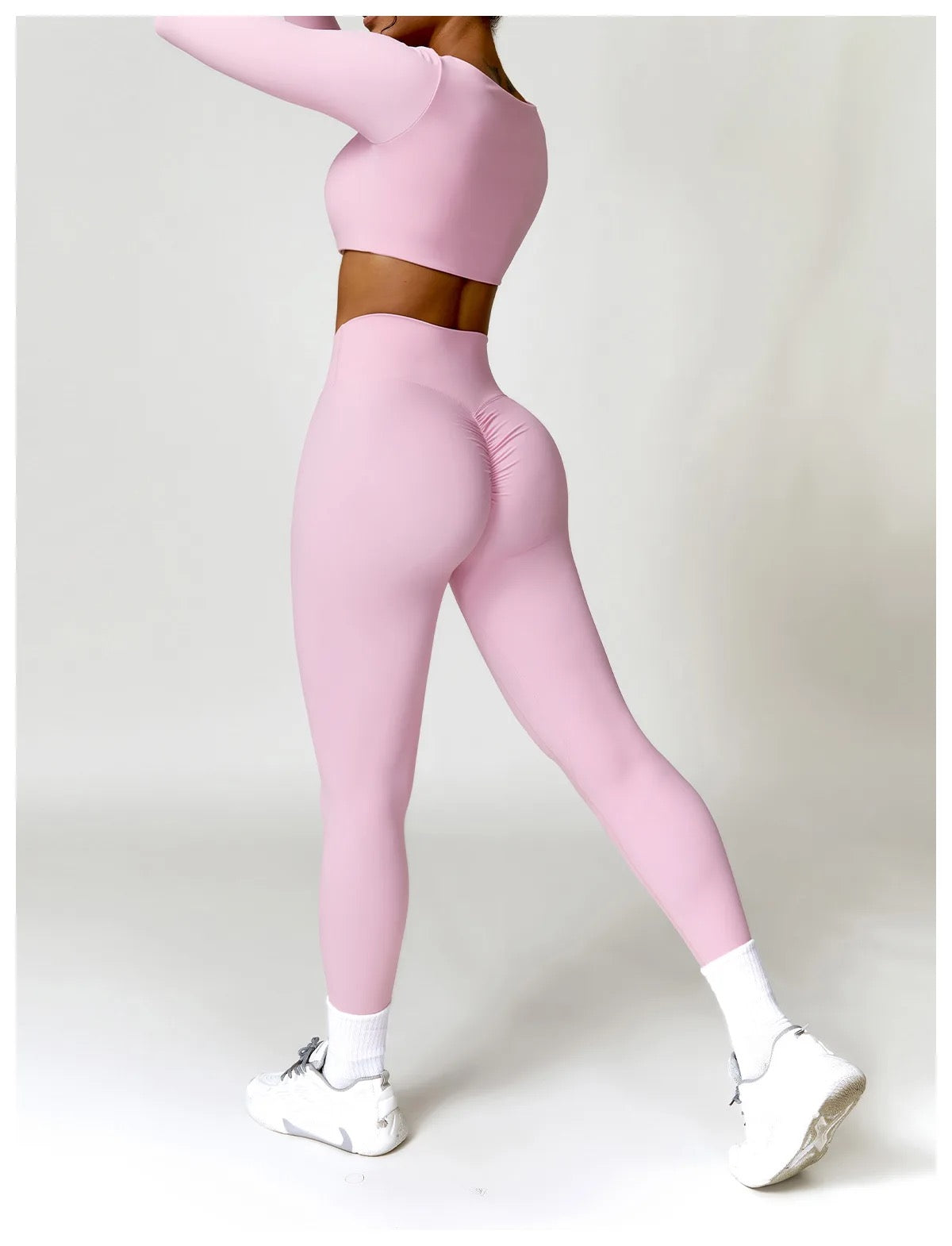 2 PIECE WOMEN GYM SET LONG SLEEVE+ LEGGING