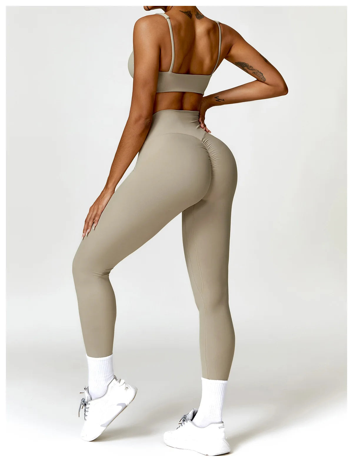 2 PIECE WOMEN GYM SET TOP+LEGGING