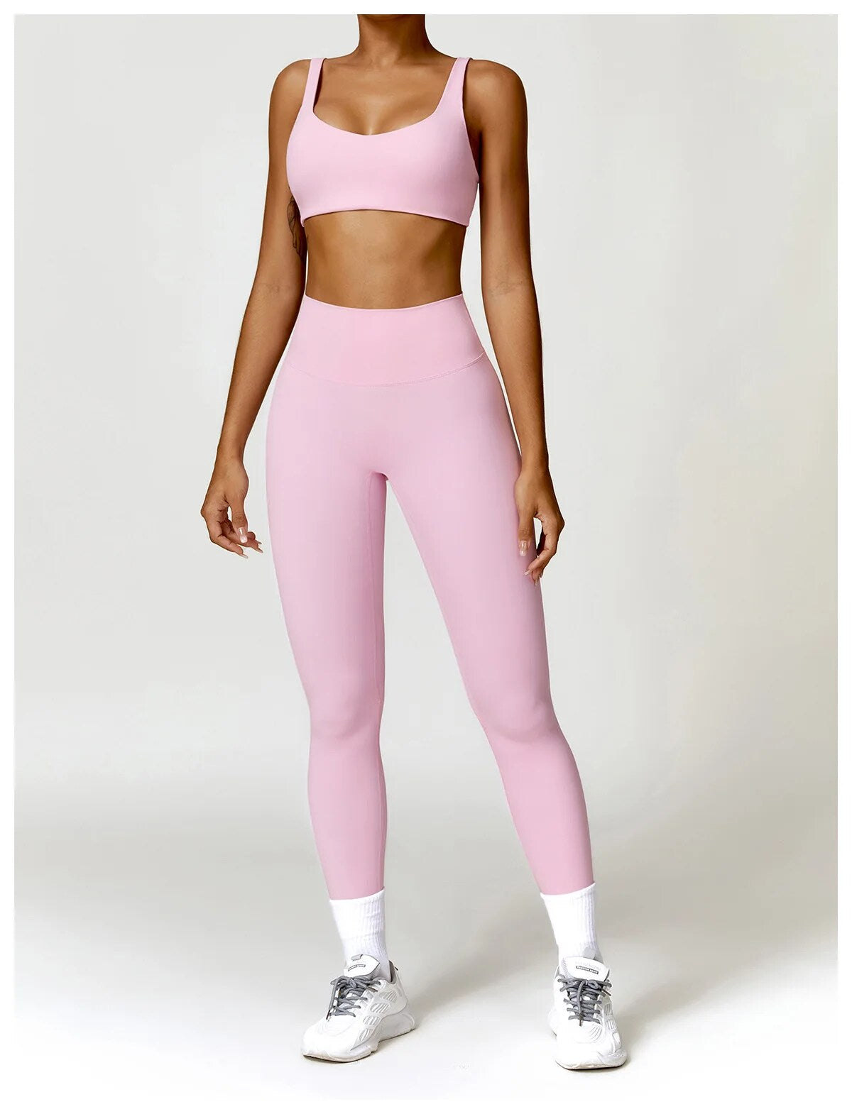 2 PIECE WOMEN GYM SET TOP+LEGGING