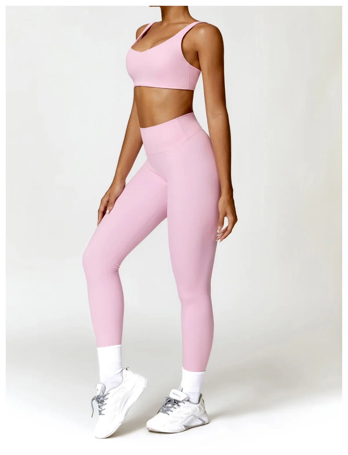 2 PIECE WOMEN GYM SET TOP+LEGGING