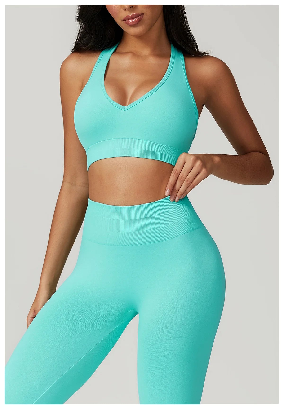 BREATHABLE WORKOUT SET TOP+PANTS