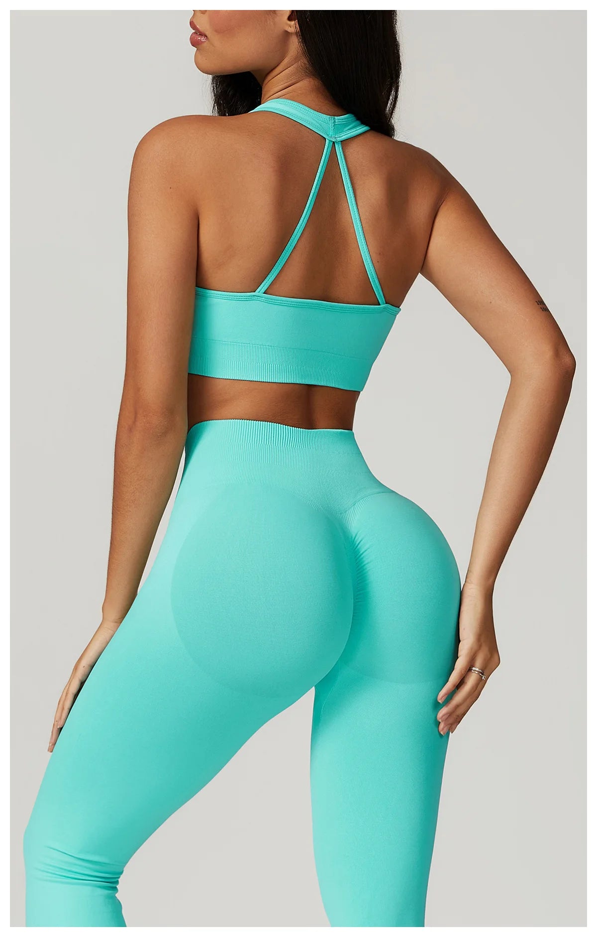 BREATHABLE WORKOUT SET TOP+PANTS