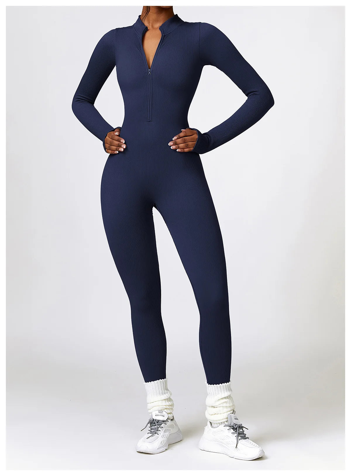 SEAMLESS LONG SLEEVE YOGA JUMPSUIT