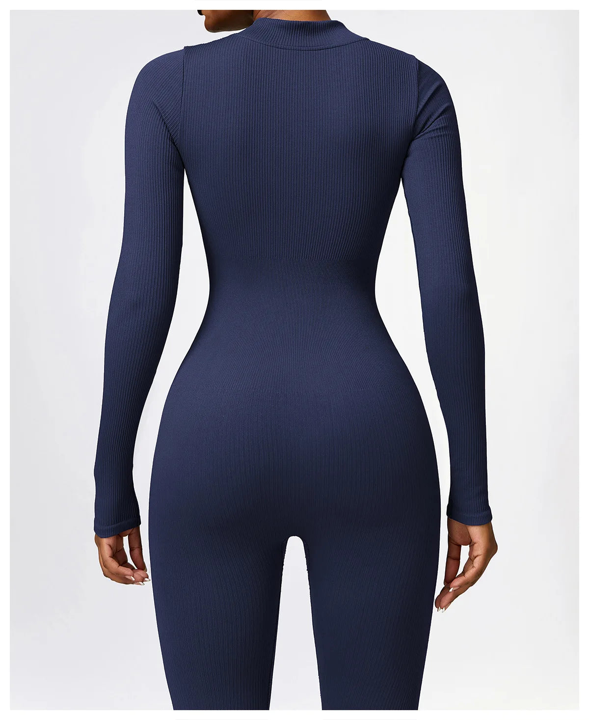 SEAMLESS LONG SLEEVE YOGA JUMPSUIT