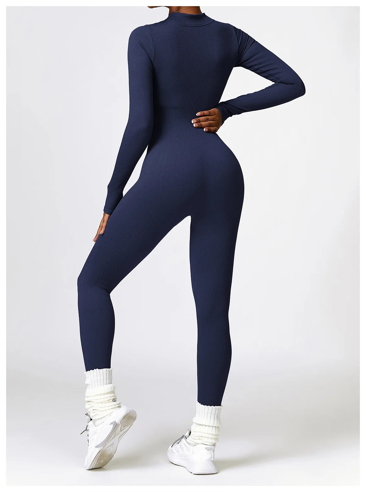 SEAMLESS LONG SLEEVE YOGA JUMPSUIT