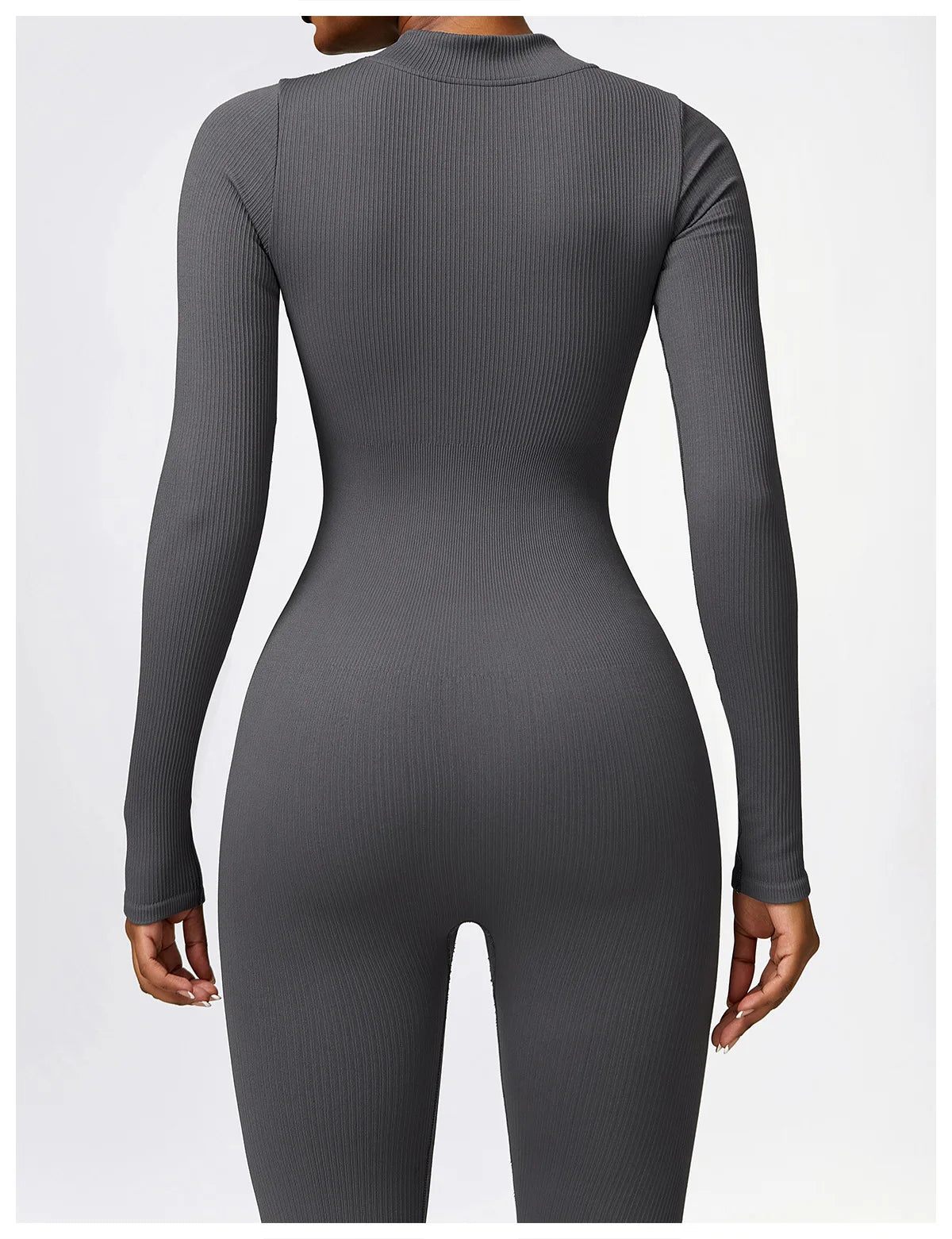 SEAMLESS LONG SLEEVE YOGA JUMPSUIT