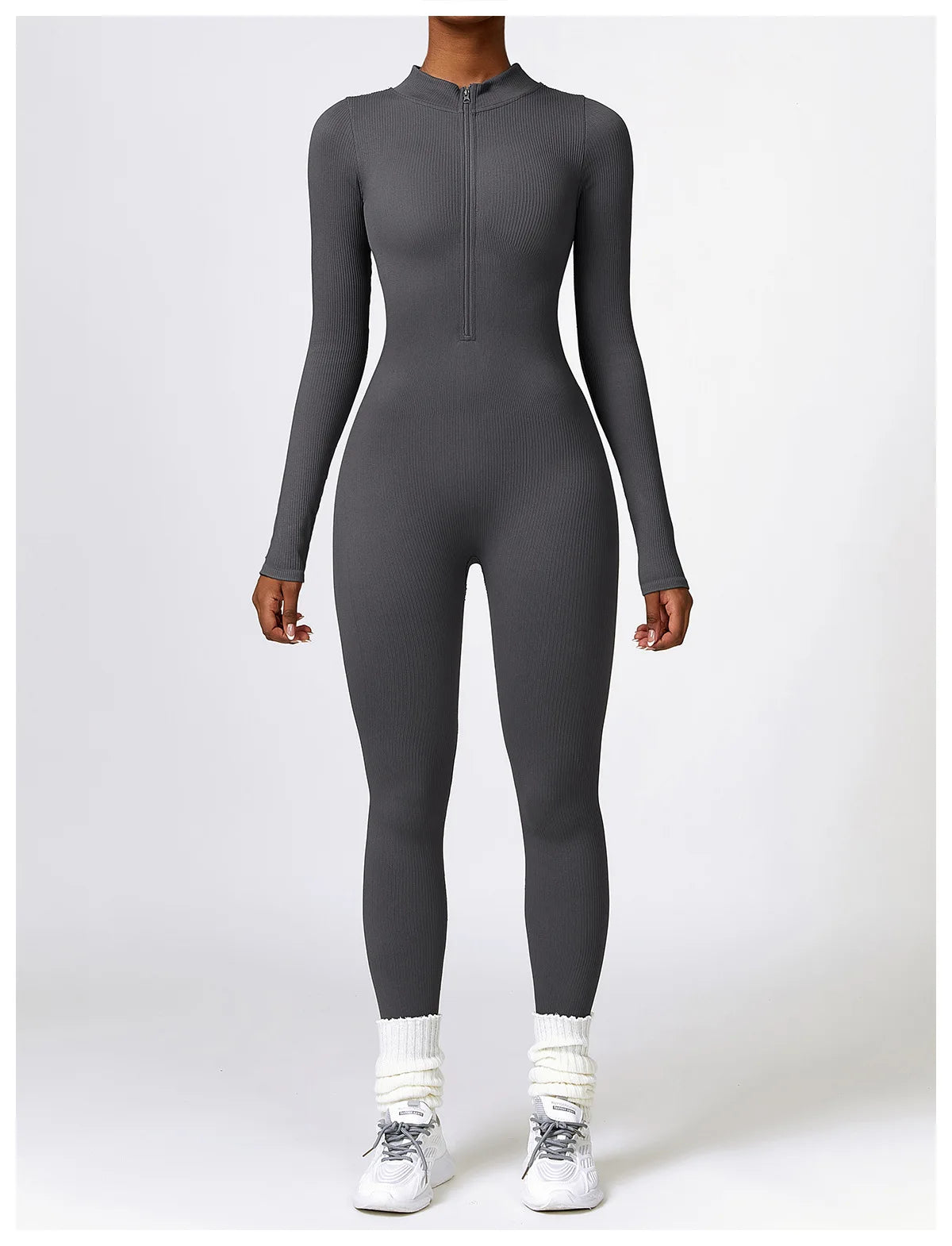 SEAMLESS LONG SLEEVE YOGA JUMPSUIT