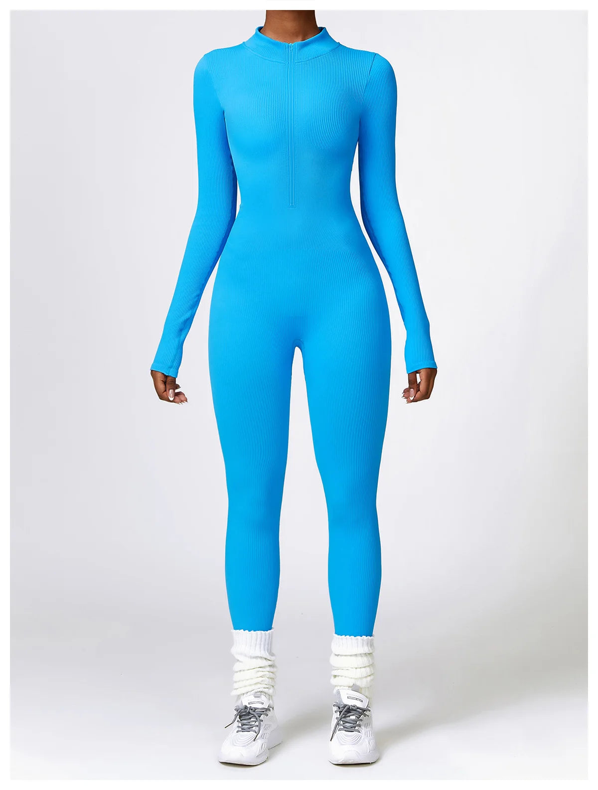 SEAMLESS LONG SLEEVE YOGA JUMPSUIT