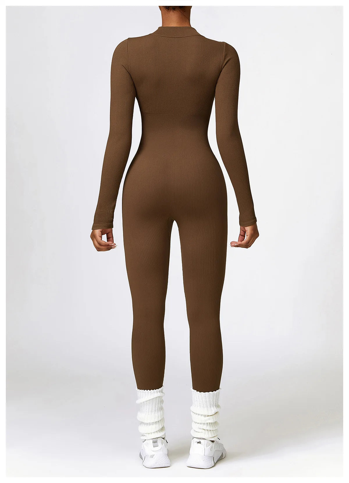 SEAMLESS LONG SLEEVE YOGA JUMPSUIT