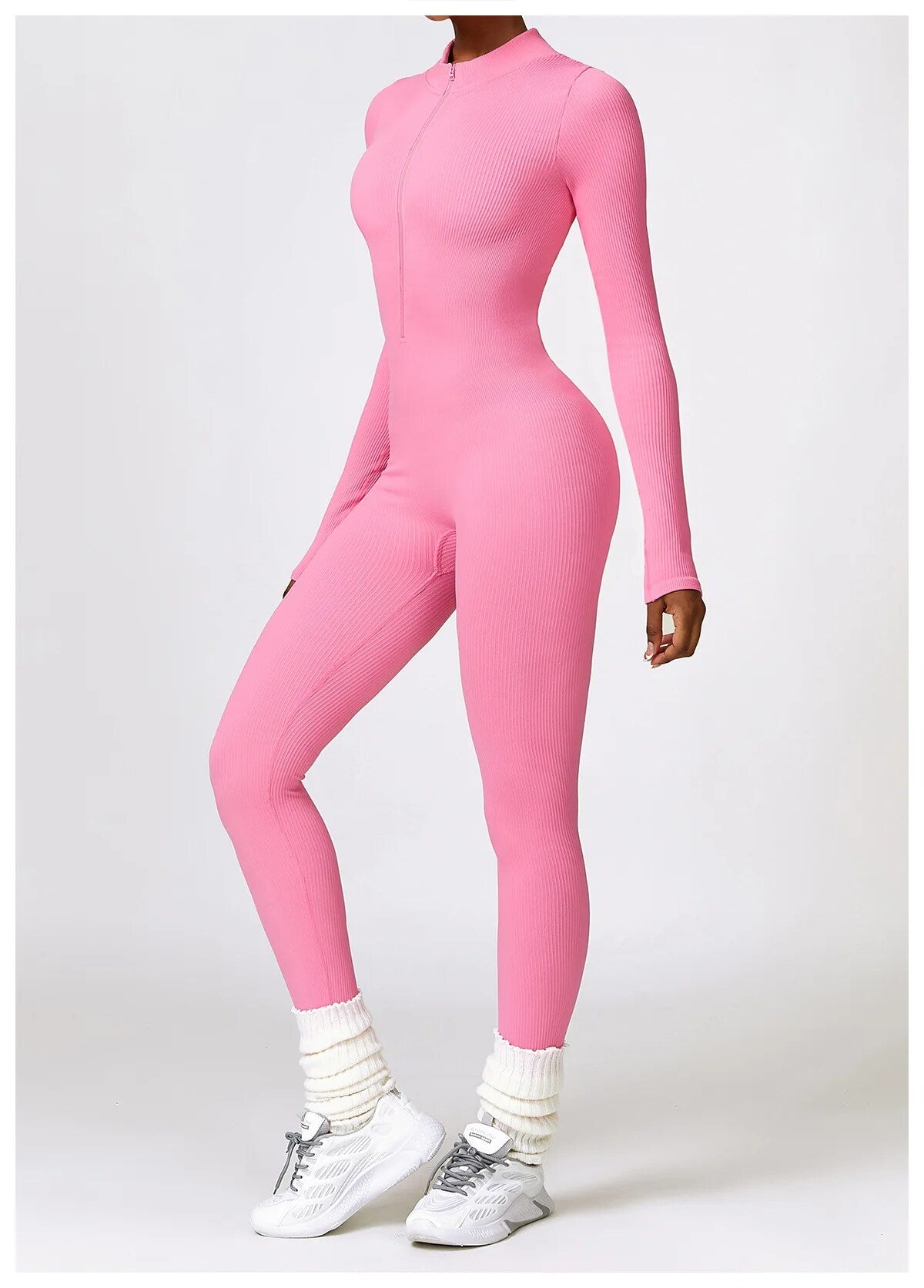 SEAMLESS LONG SLEEVE YOGA JUMPSUIT