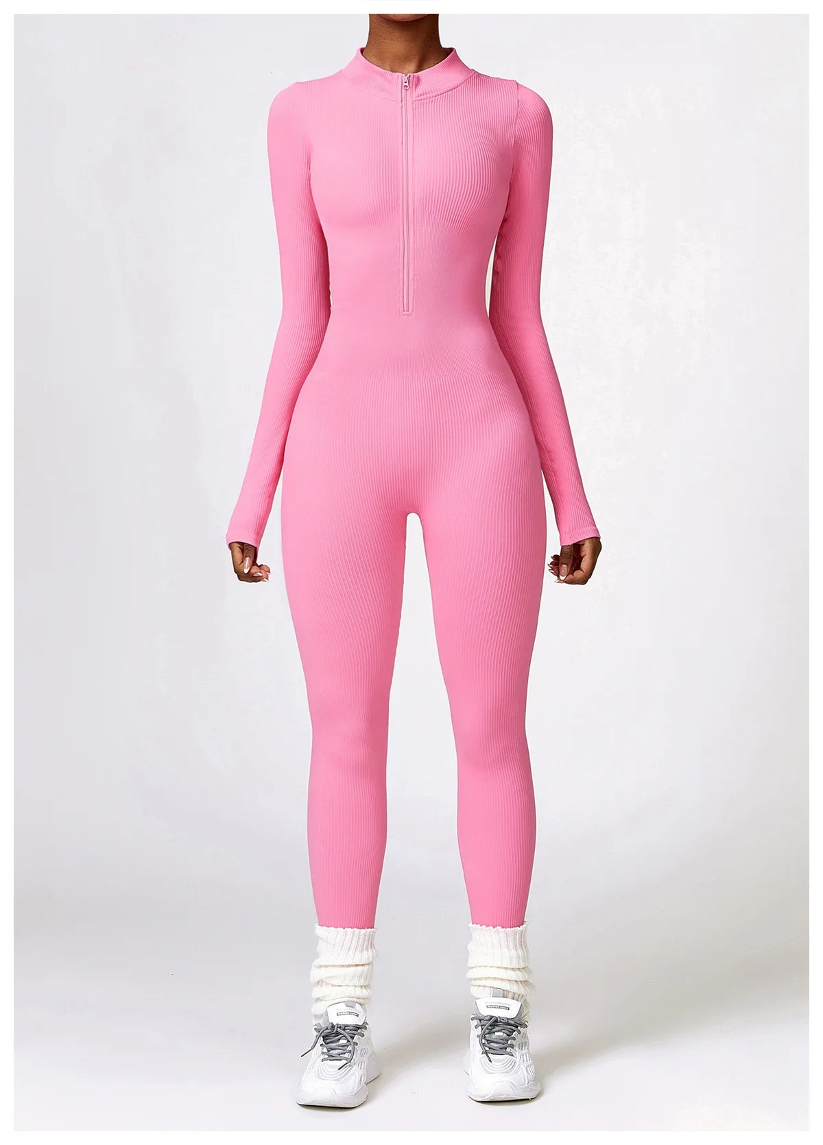 SEAMLESS LONG SLEEVE YOGA JUMPSUIT