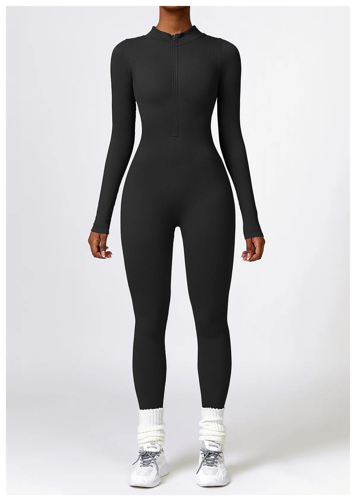 SEAMLESS LONG SLEEVE YOGA JUMPSUIT