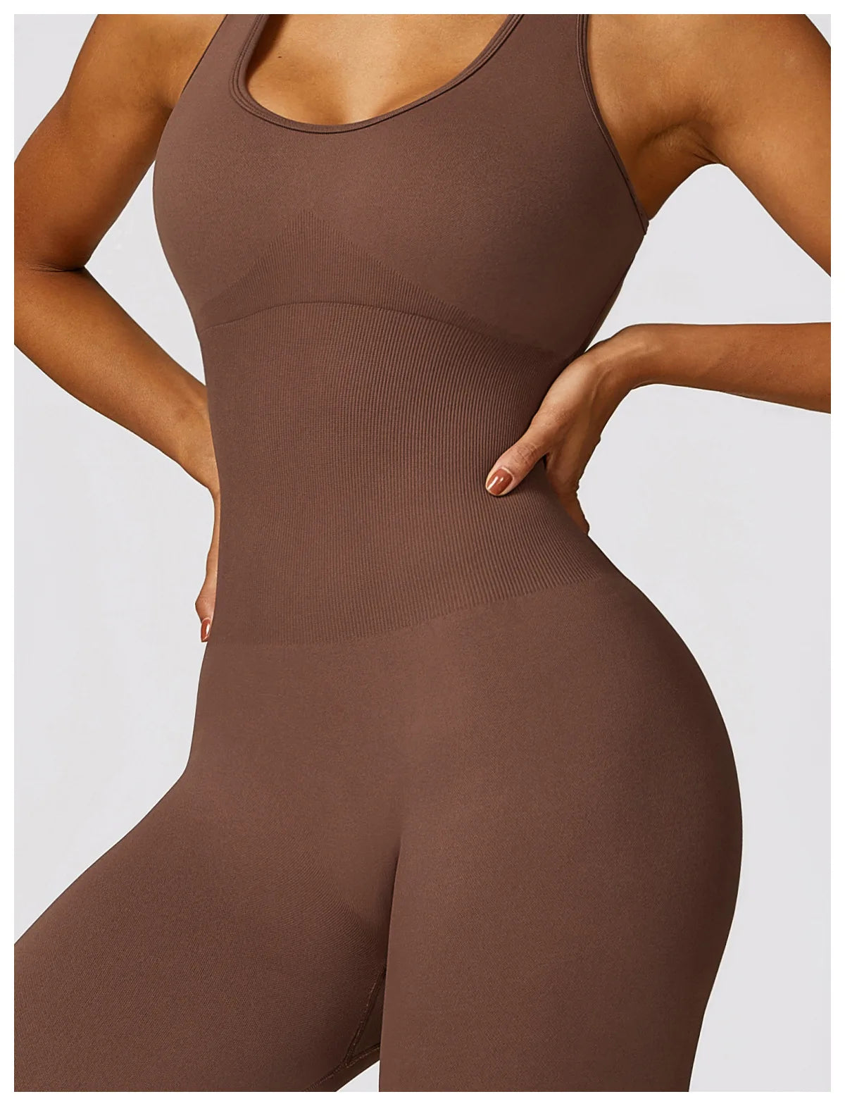 YOGA SEAMLESS PUSH UP JUMPSUIT