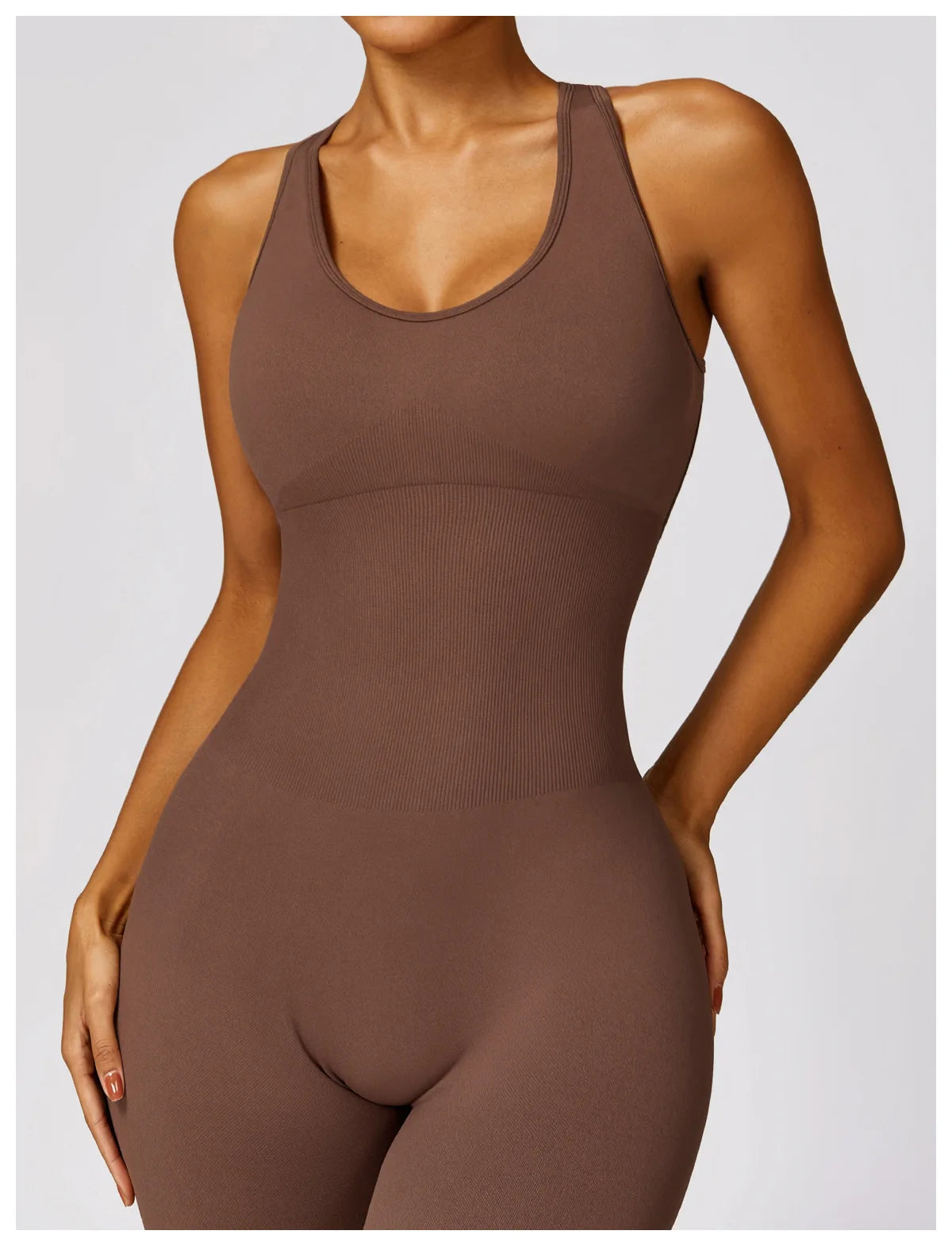 YOGA SEAMLESS PUSH UP JUMPSUIT