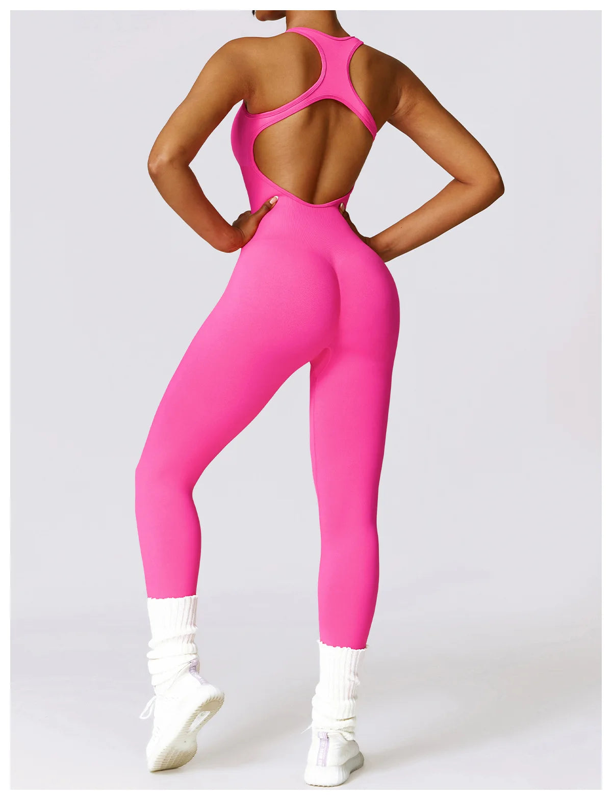 YOGA SEAMLESS PUSH UP JUMPSUIT