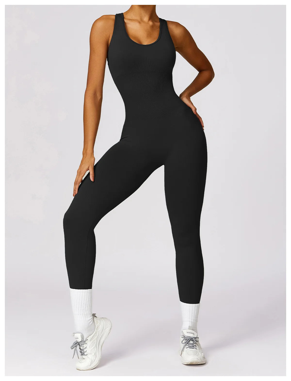 YOGA SEAMLESS PUSH UP JUMPSUIT