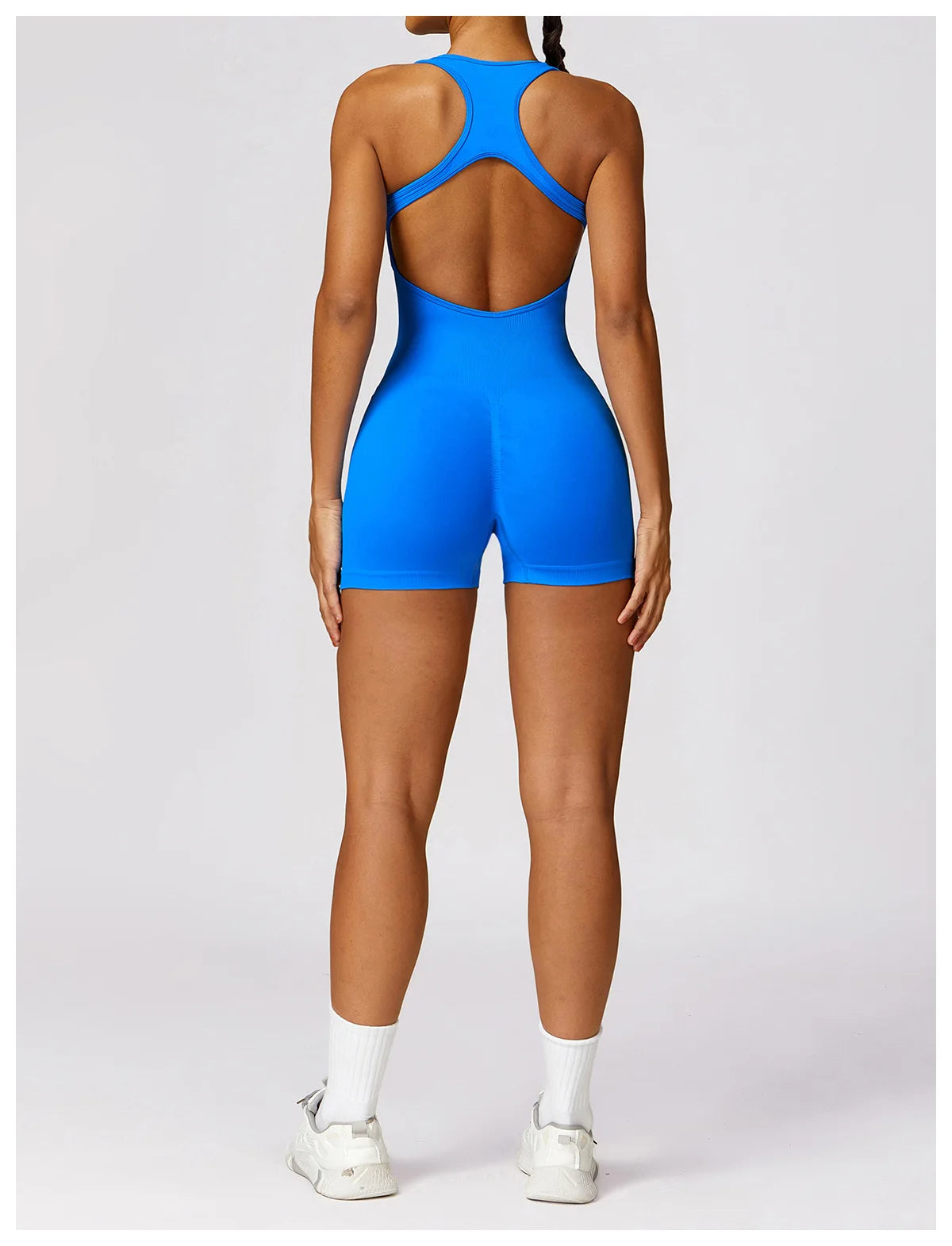 YOGA SEAMLESS PUSH UP JUMPSUIT SHORT