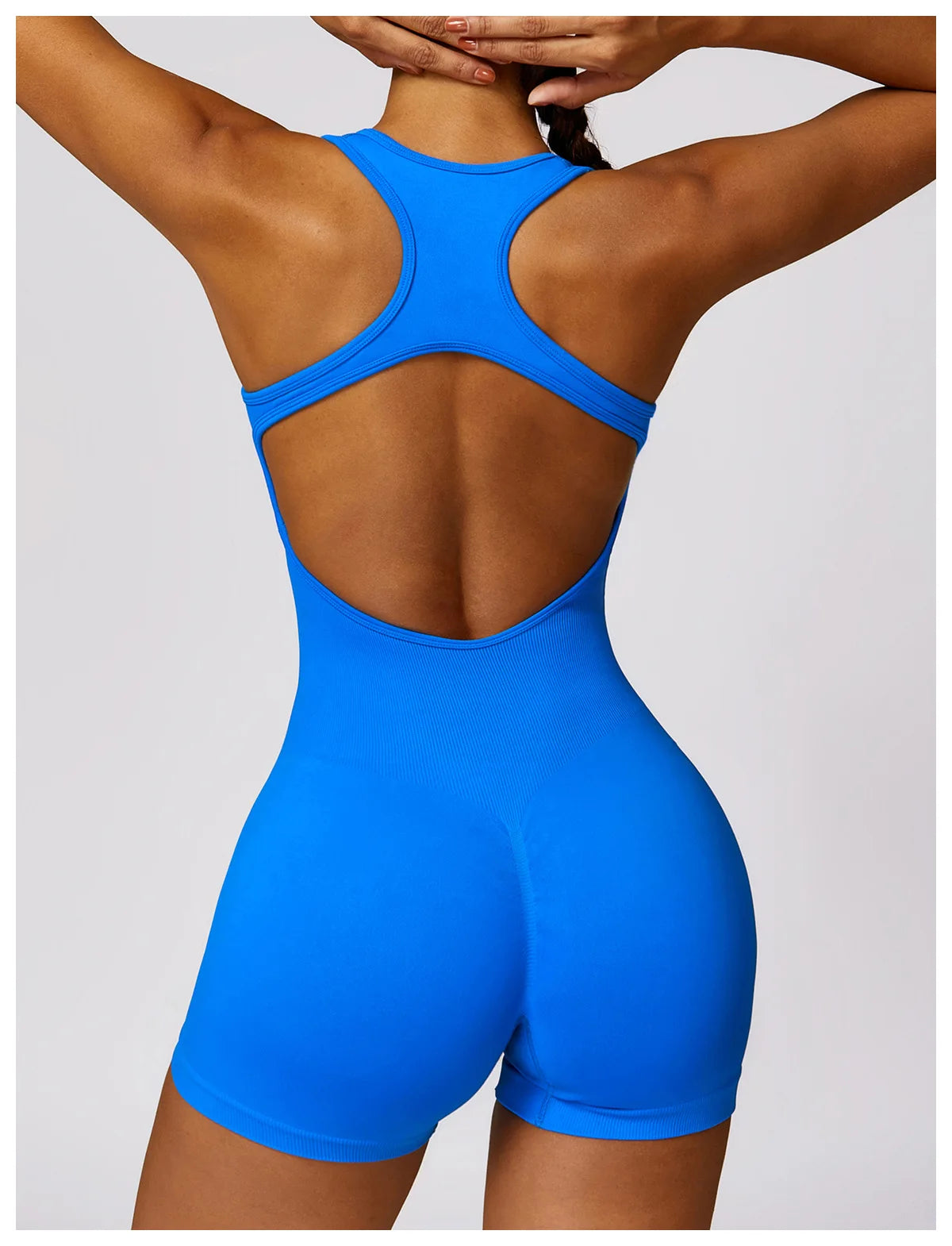 YOGA SEAMLESS PUSH UP JUMPSUIT SHORT