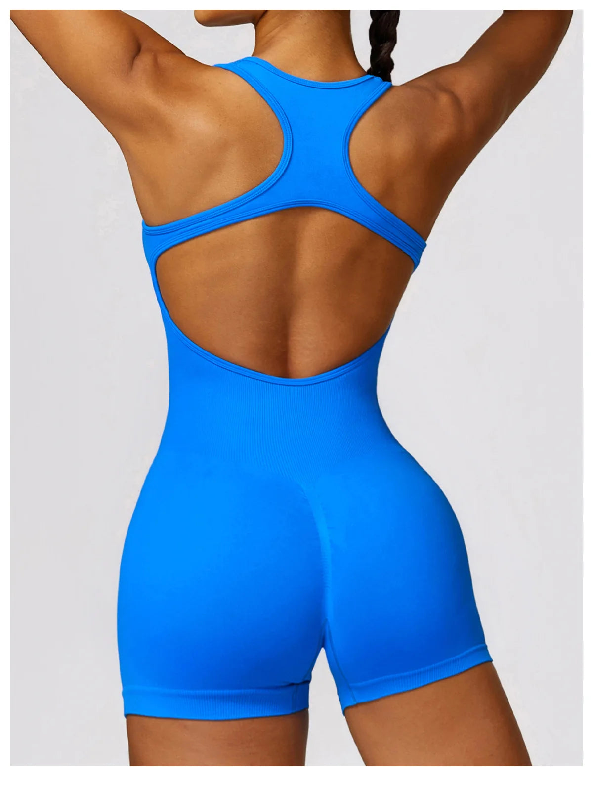 YOGA SEAMLESS PUSH UP JUMPSUIT SHORT