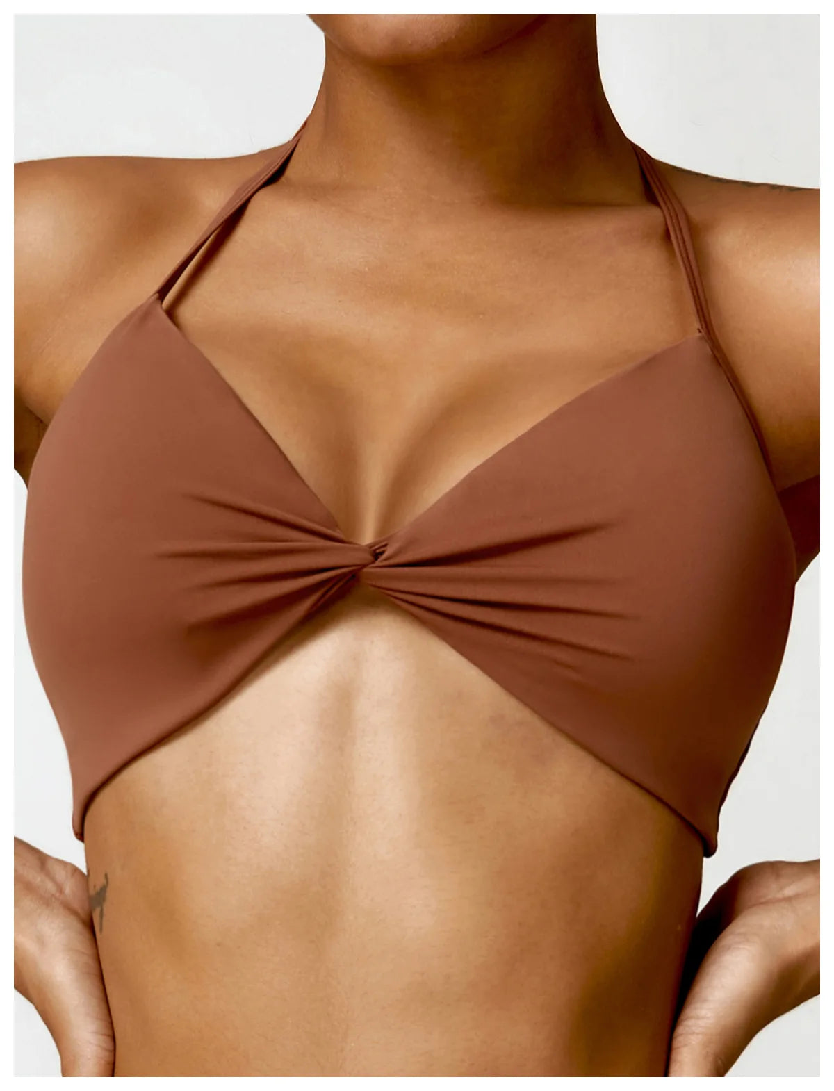 ELEVATE TWIST FRONT BRALETTE