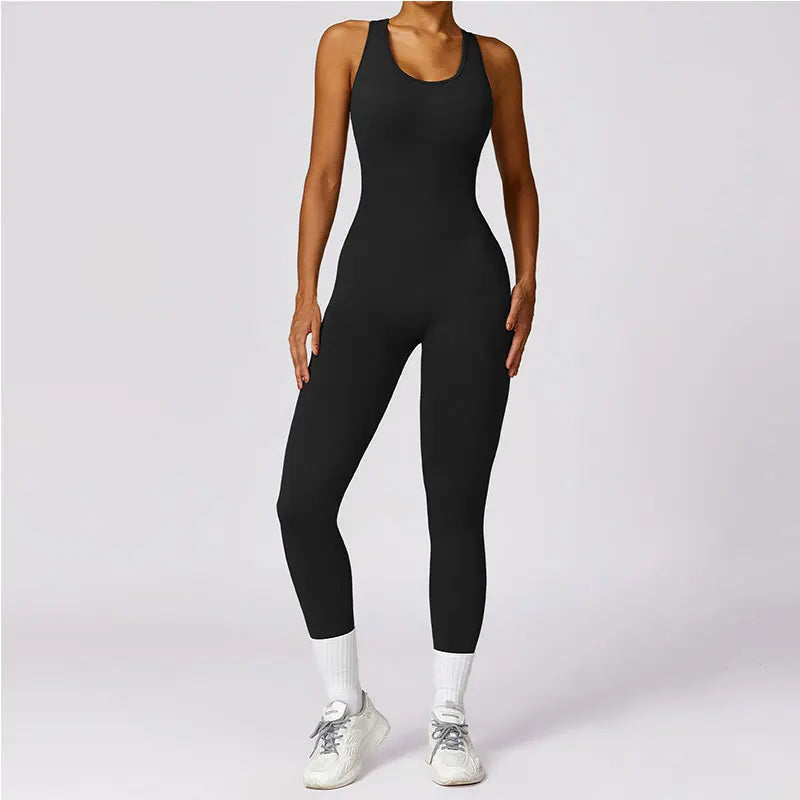 YOGA SEAMLESS PUSH UP JUMPSUIT